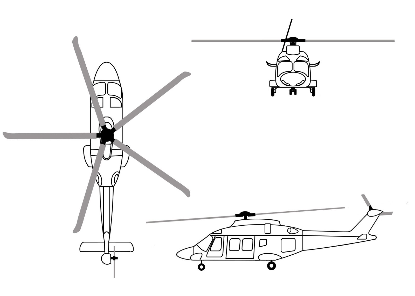 AW169 in flight showing performance and hover capability