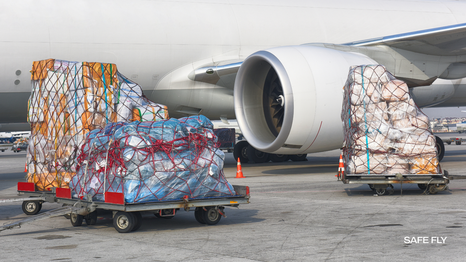 Boeing 747-400F cargo aircraft loading operations