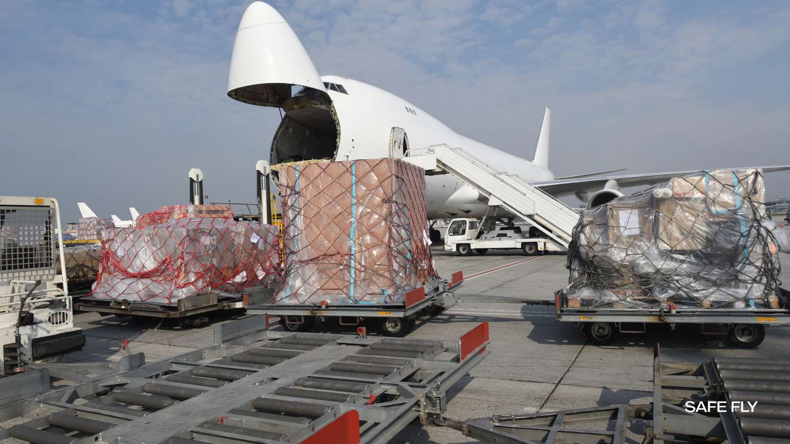 Boeing 747-400F cargo aircraft exterior view