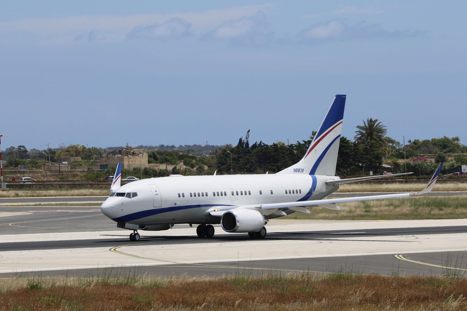 Boeing 737 BBJ business jet airliner
