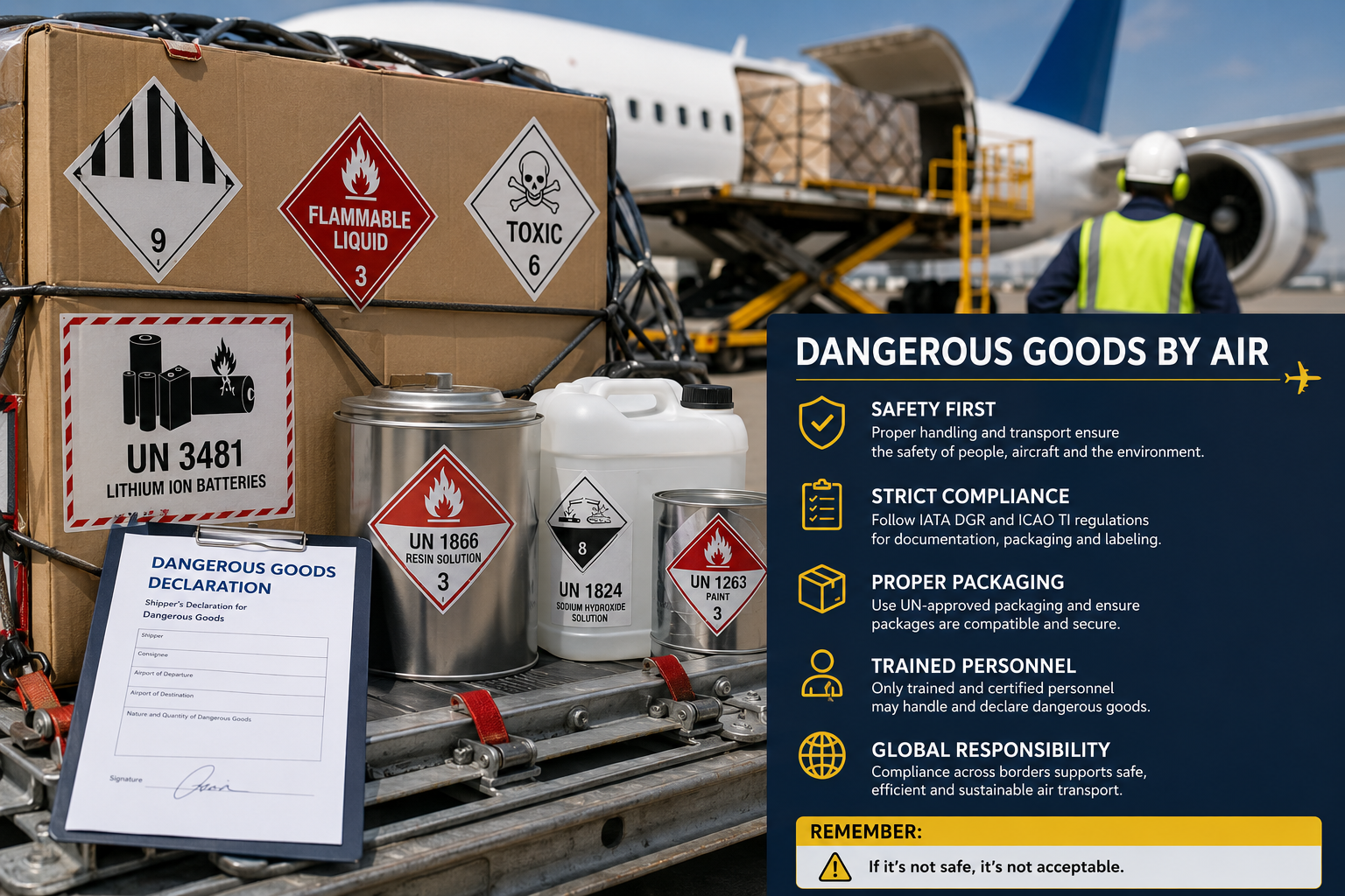 Dangerous Goods by Air - classification, packaging, and documentation requirements