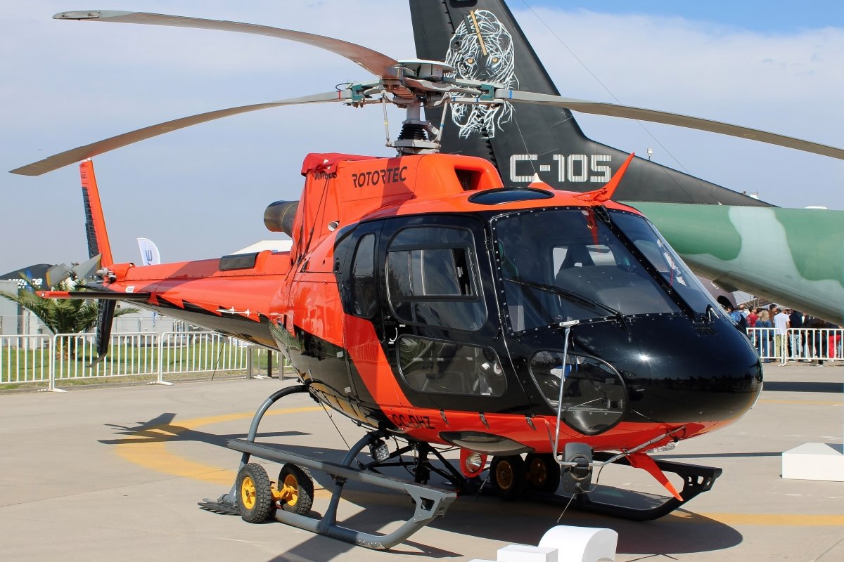 Airbus H125 single-engine helicopter
