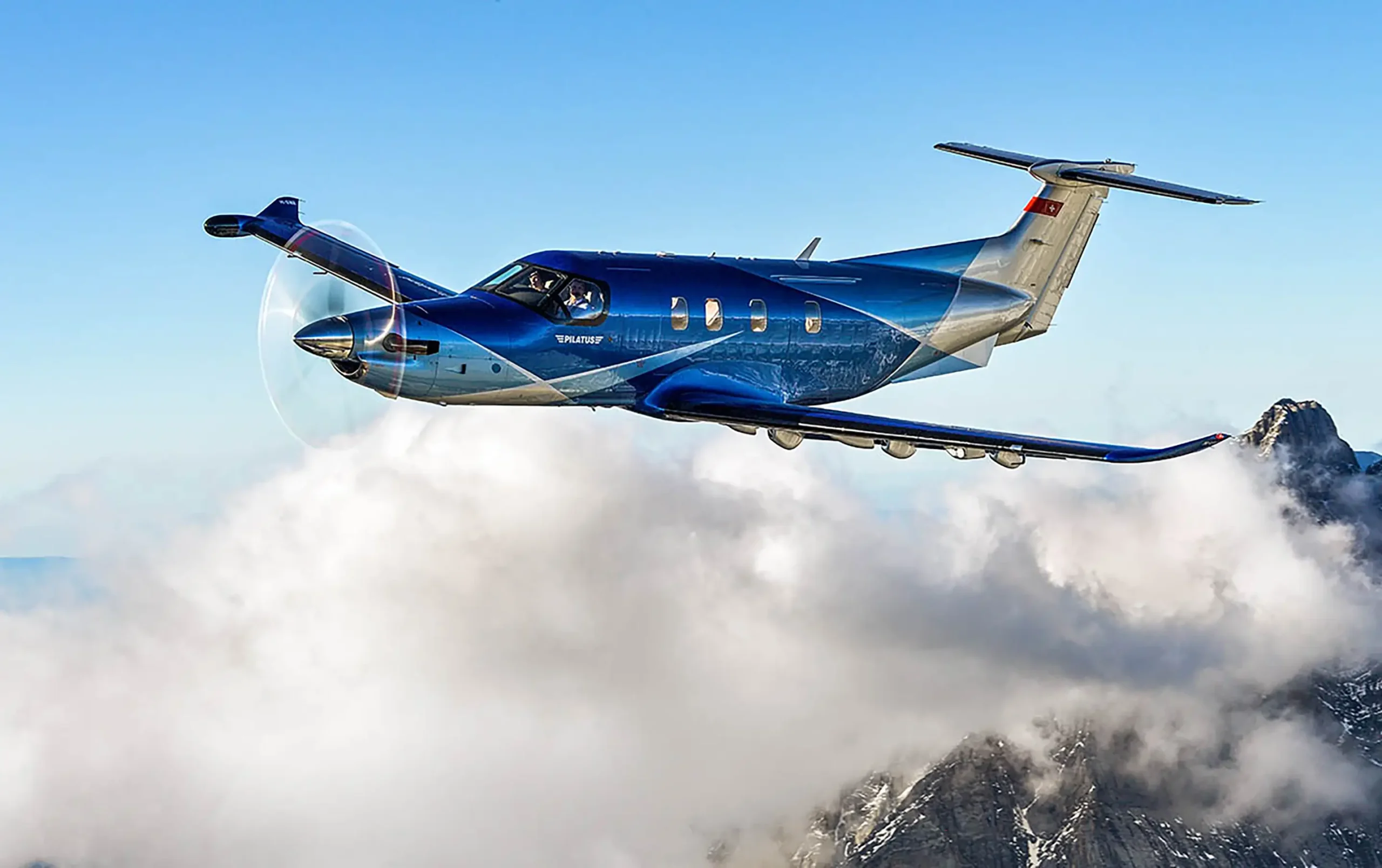 Pilatus PC-12 NGX safari aircraft