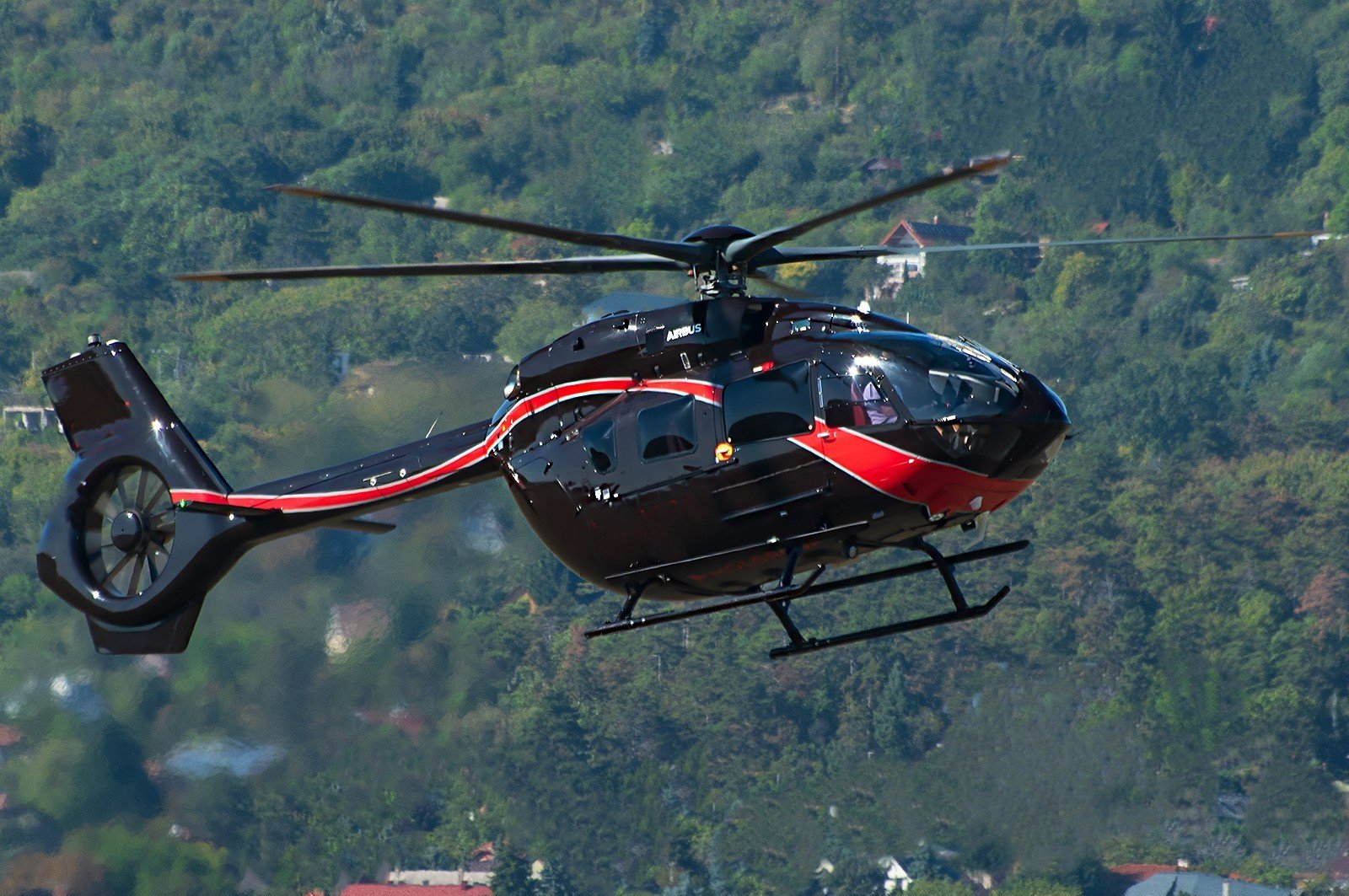 Airbus H145 helicopter showcasing its advanced design and capabilities.