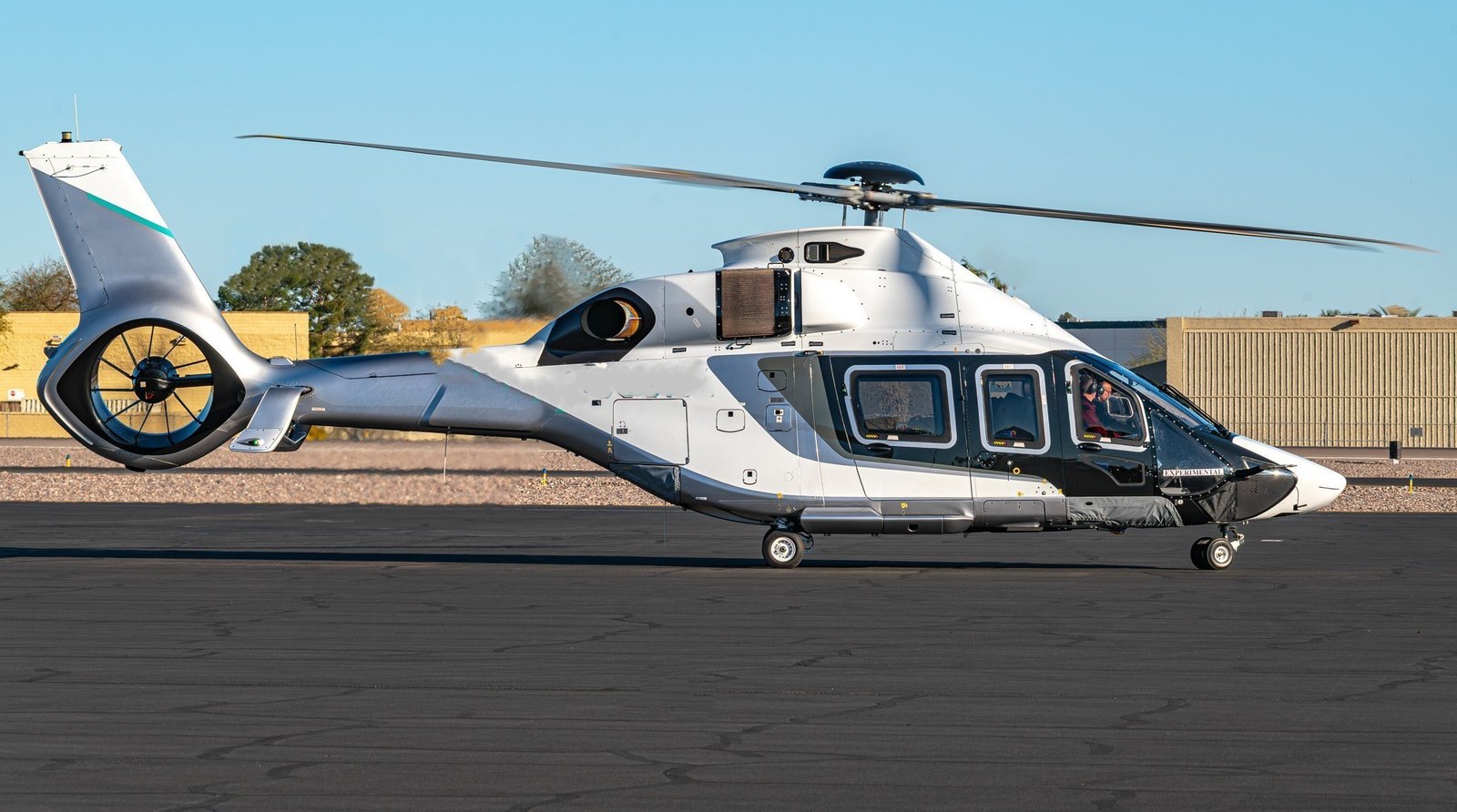 Airbus H160 helicopter in flight