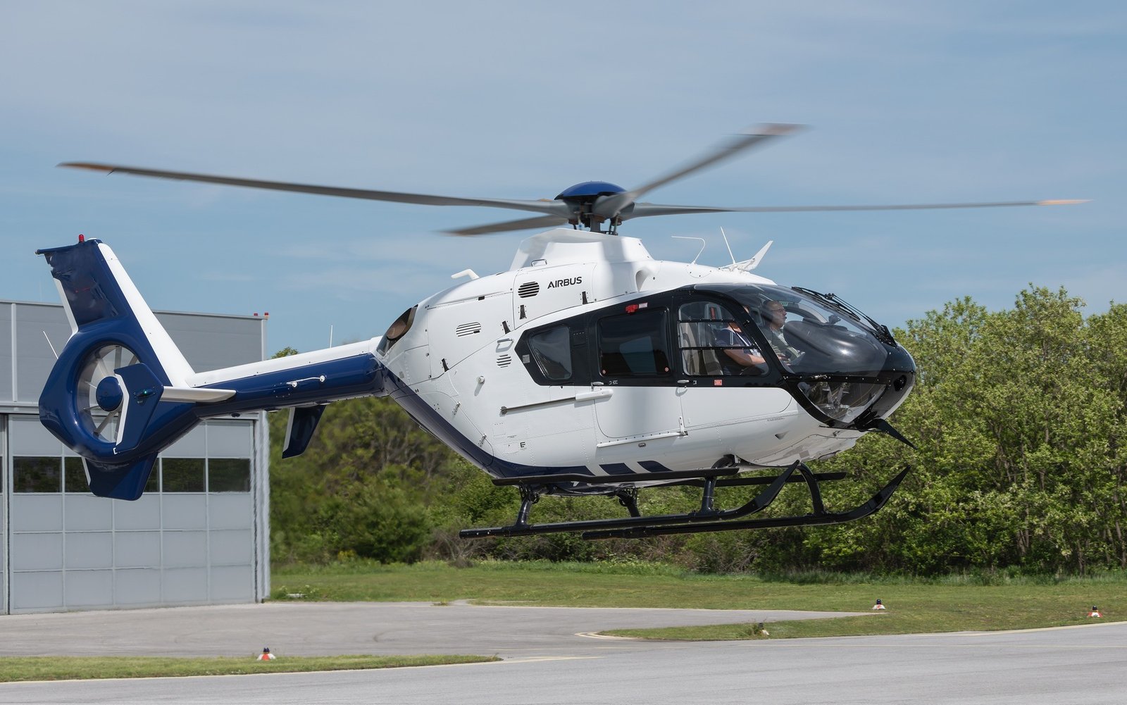 Eurocopter EC135 T1, highlighting its robust design for demanding operations.