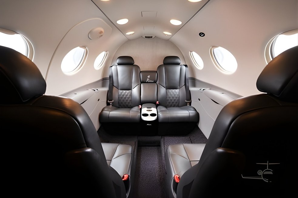 Cessna Citation Mustang cabin main interior view