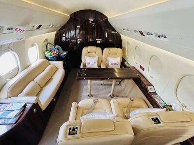 International Air Charter Service luxiry seating