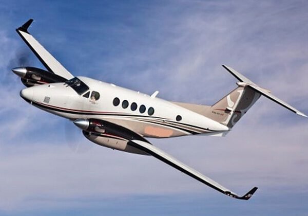 The King Air B 200 flying with safe fly vip passengers