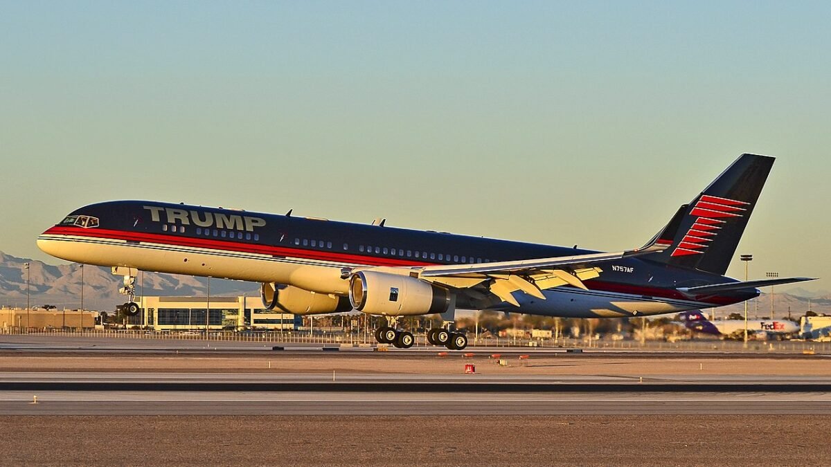 Boeing 757 of US President Donald Trump