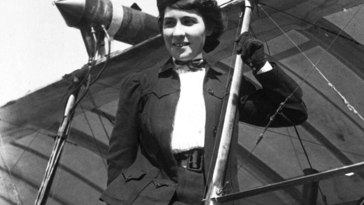 Thérèse Peltier (1873 – 1926), born Thérèse Juliette Cochet, was a French sculptor and early aviation pioneer.