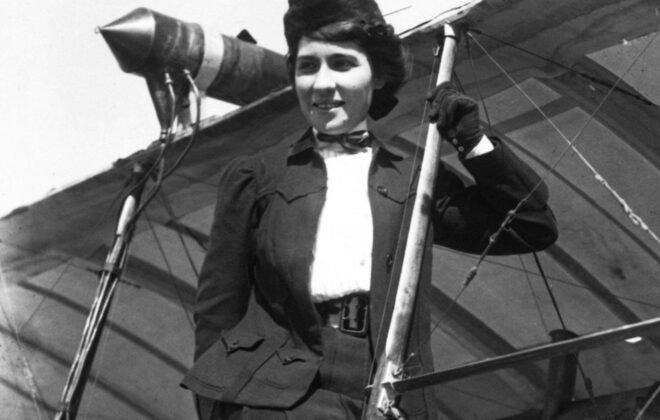 Thérèse Peltier (1873 – 1926), born Thérèse Juliette Cochet, was a French sculptor and early aviation pioneer.