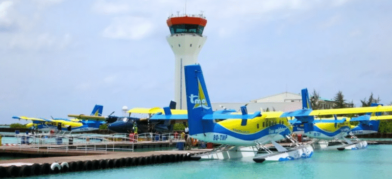 Male 2 Types of Aircraft in the Maldives