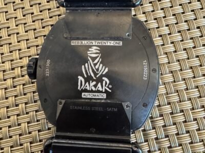 Banck of Watch won in Dakar Classic 2021 by Emilien Etienne of france a Safe Fly Client