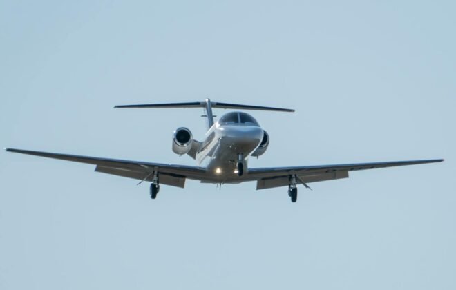Cessna Citation 550 business jet involved in the Greg Biffle plane crash in North Carolina
