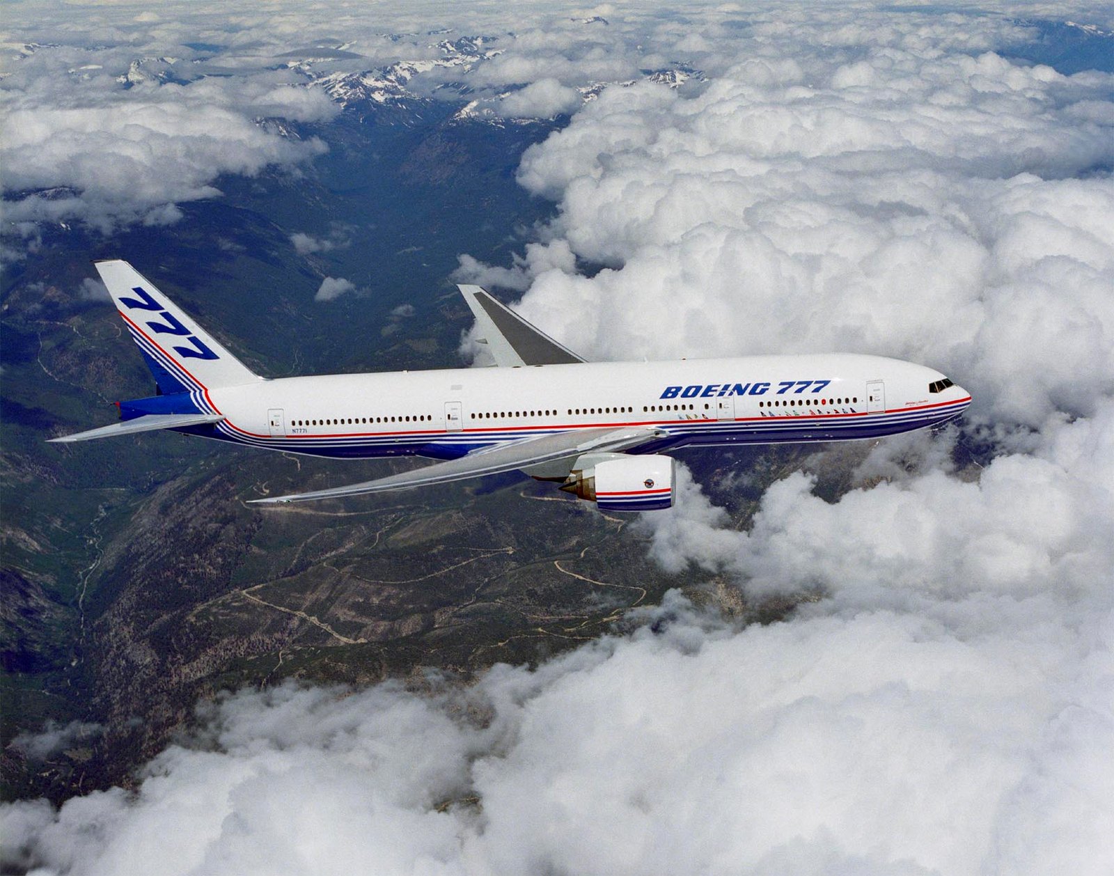 Boeing 777 in factory livery – available for purchase through Safe Fly Aviation