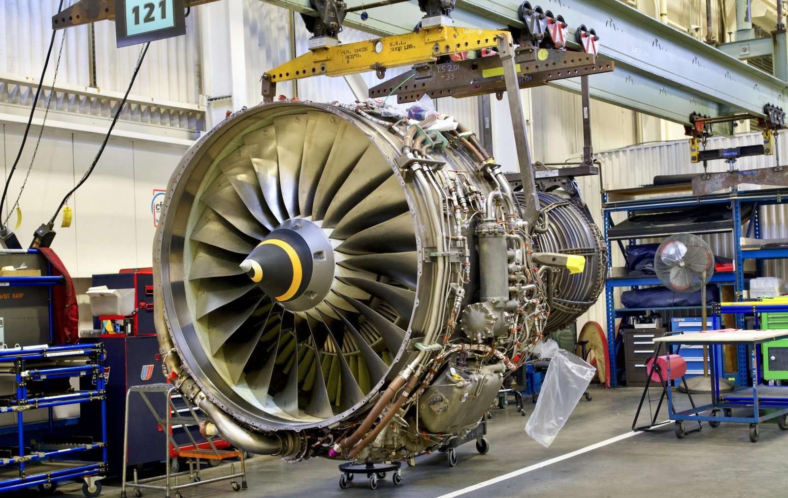 IAE V2500 turbofan engine inspected for PPI rejection reasons