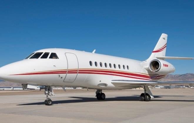 The Falcon 2000 LXS, manufactured by Dassault Aviation, is a twin-engine, long-range business jet that combines unmatched performance, efficiency, and luxury.
