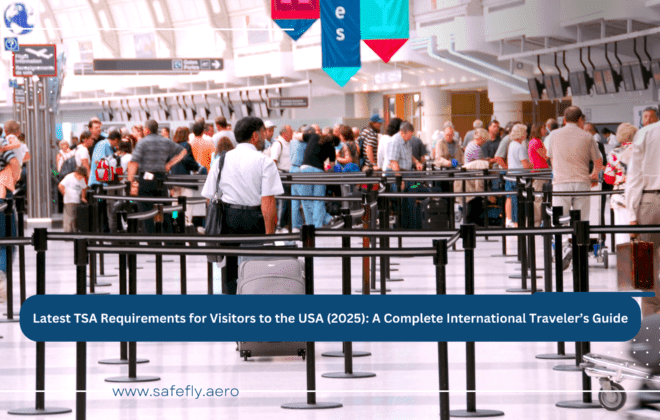 TSA security screening que