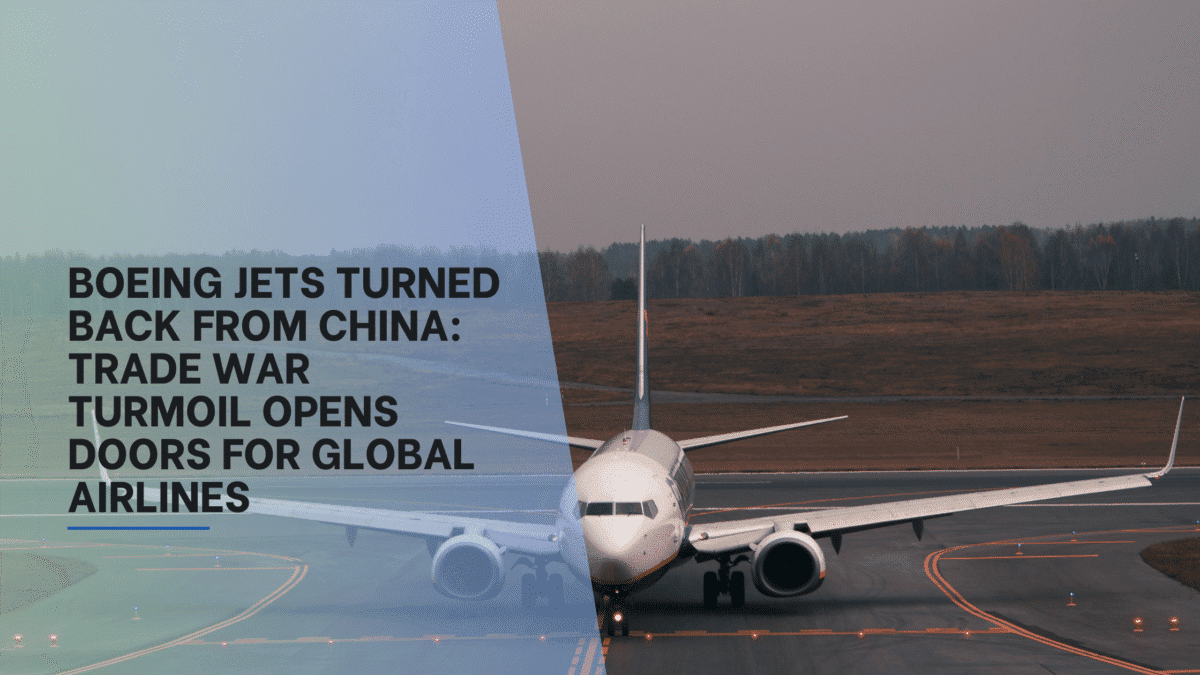 Boeing Jets Turned Back from China: Trade War Turmoil