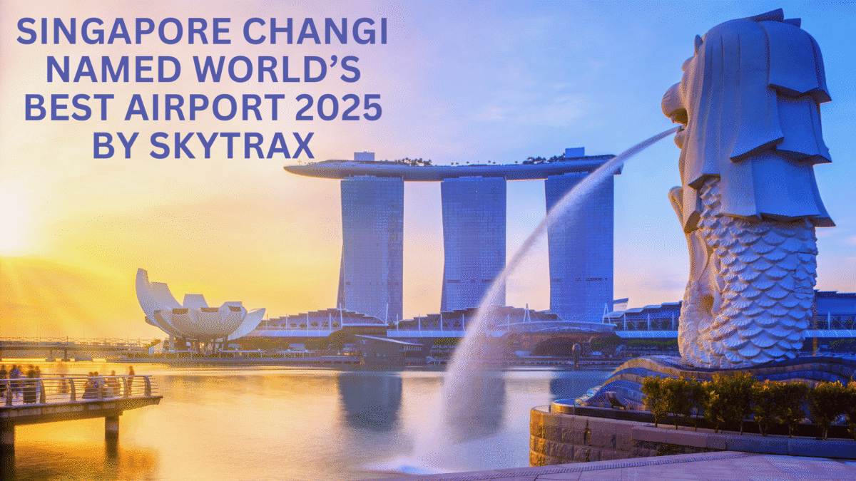 Singapore Changi Airport has once again soared to the top, clinching the title of World’s Best Airport 2025 at the prestigious Skytrax World Airport Awards.