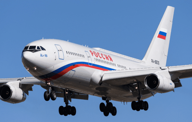 Russian presidential aircraft—the Ilyushin Il‑96‑300PU image