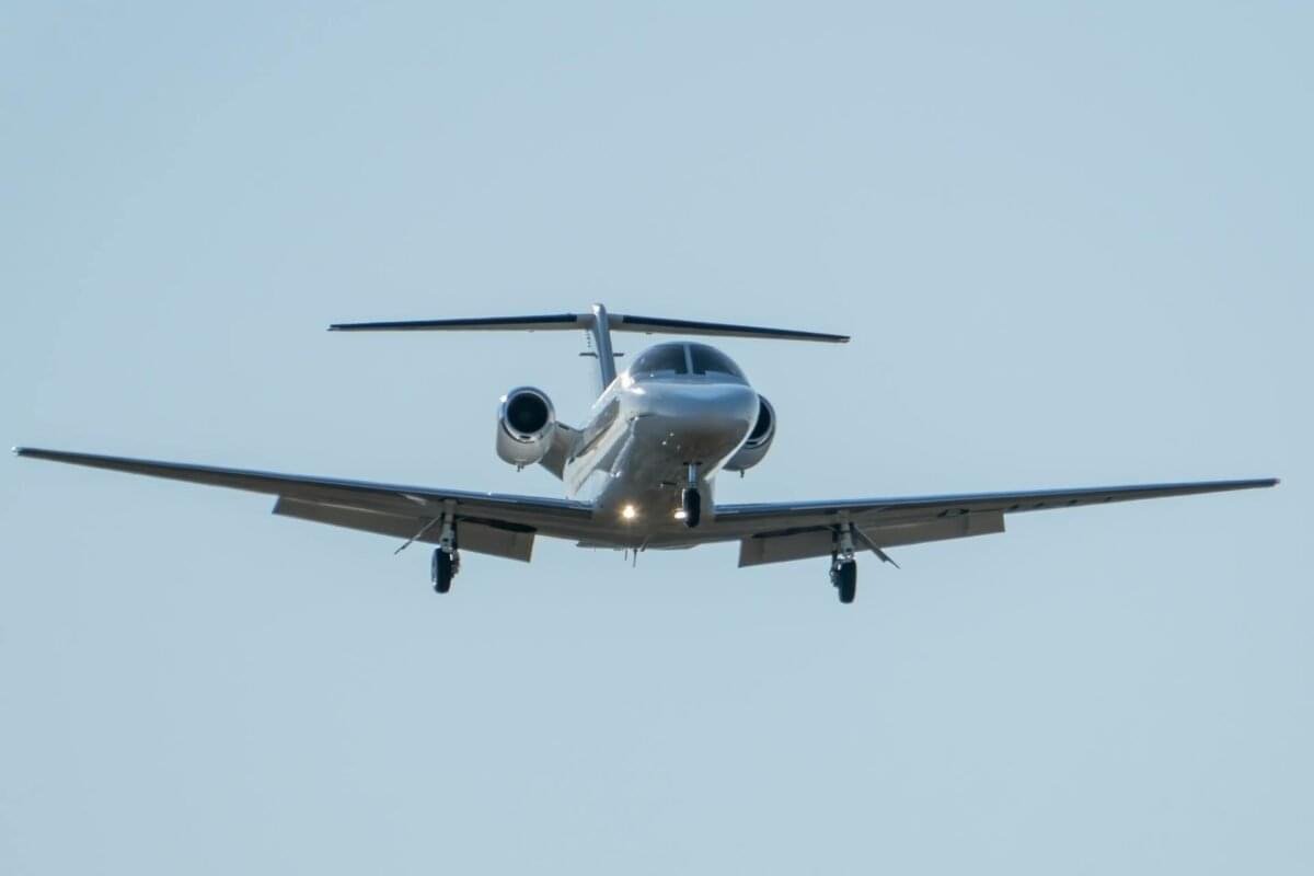 Cessna Citation 550 business jet involved in the Greg Biffle plane crash in North Carolina