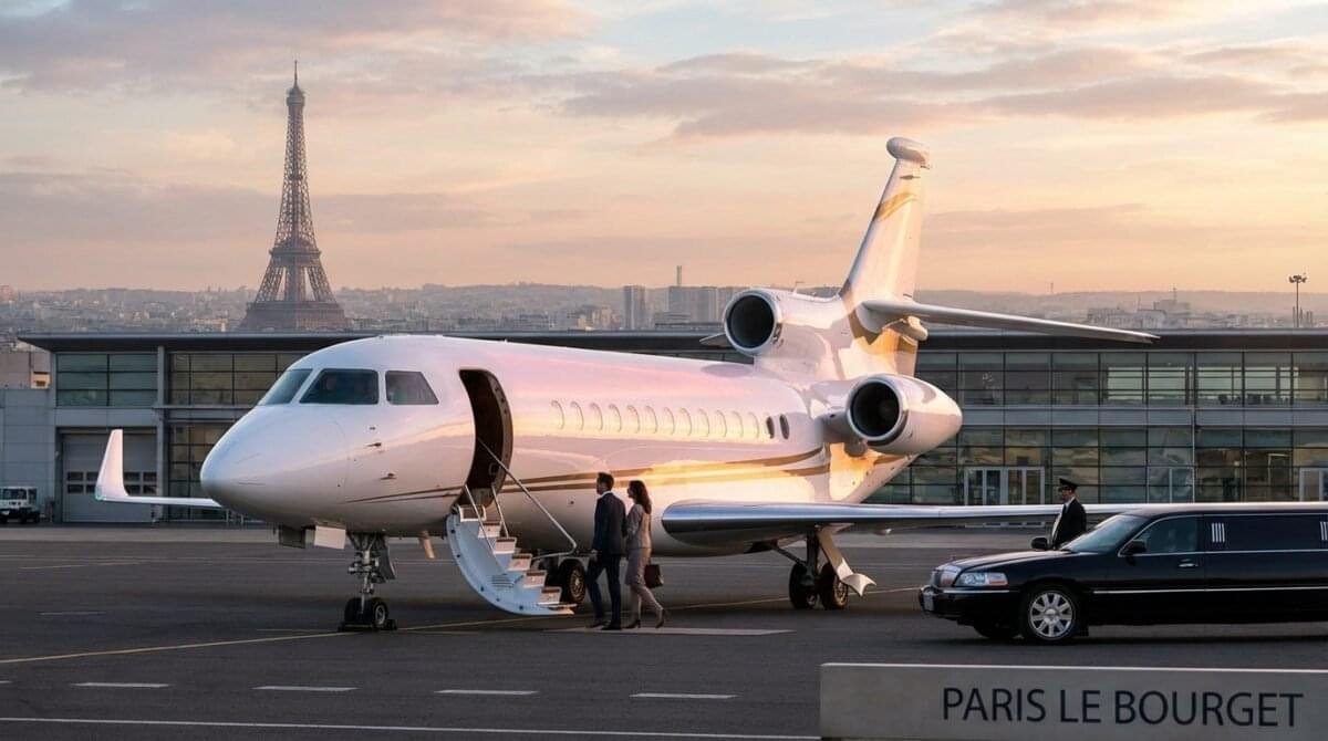 Faclon 8X, Charter a private jet from Paris with SafeFly Aviation. Le Bourget Airport specialists. Instant quotes, Phenom 300 to Gulfstream G650. DGAC certified.